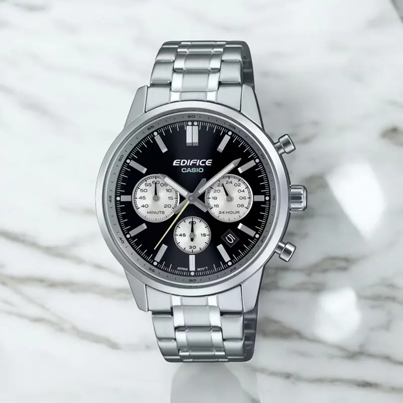 Casio Edifice Sporty chronograph Black Dial Men's Watch- EFR-575D-1A